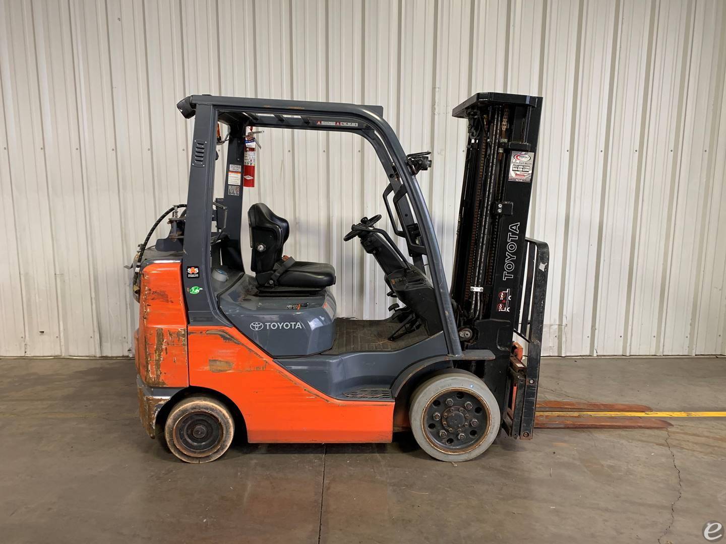 2018 Toyota 8FGCU25 LP Gas Forklift...