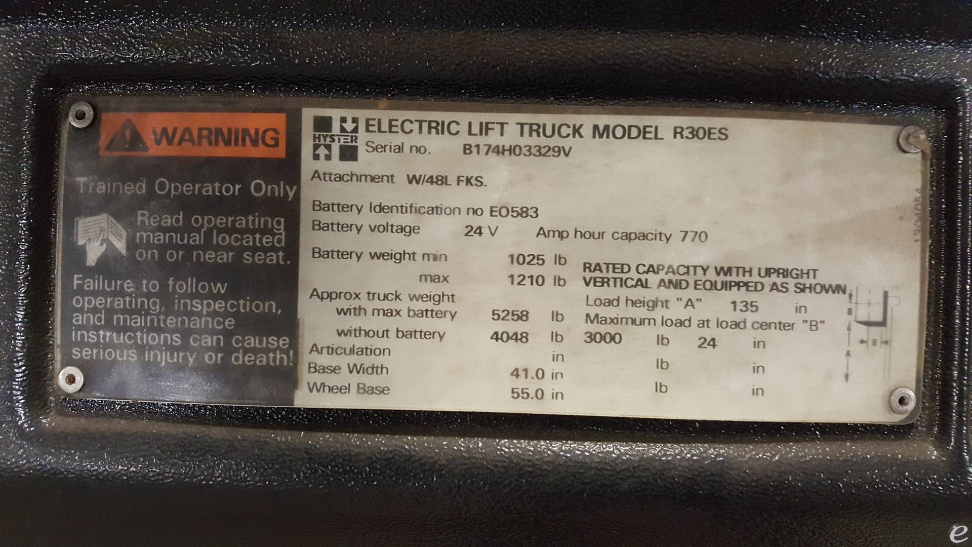 1998 Hyster R30ES Electric Order Picker - 123Forklift