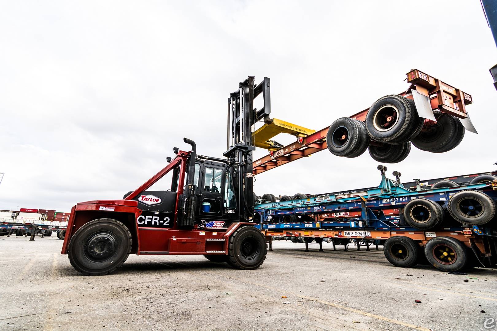 2022 Diesel Taylor X360M-Chassis Rotator Pneumatic Tire 4 Wheel Sit Down