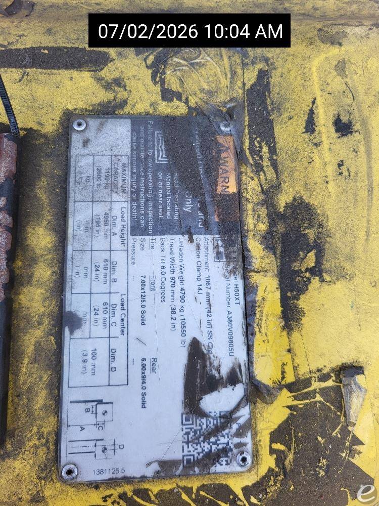 2020 Hyster H50XT