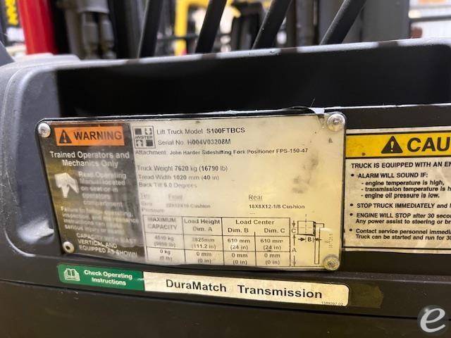 2014 Hyster S100FTBCS