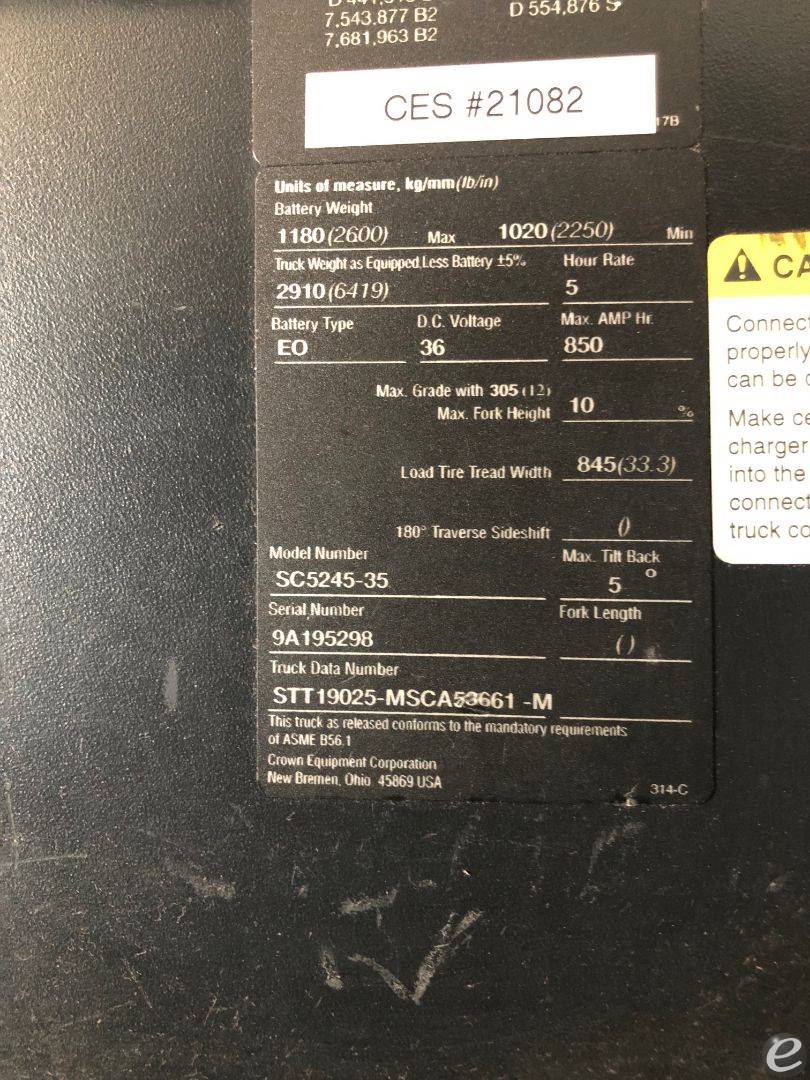 2013 Crown SC5245-35