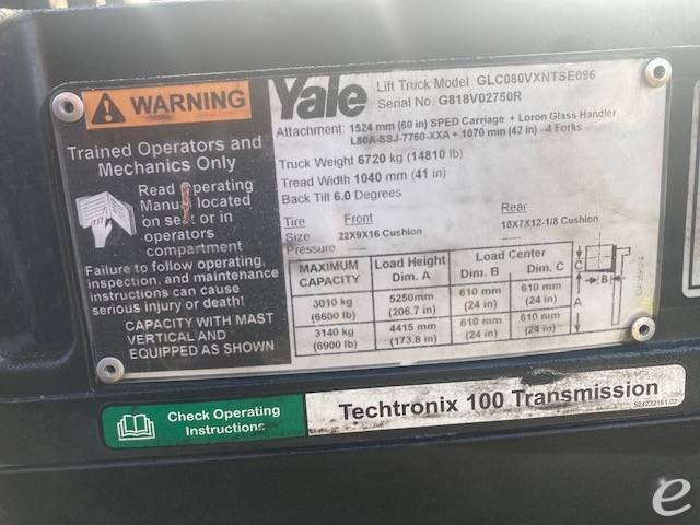 2017 Yale GLC080VX
