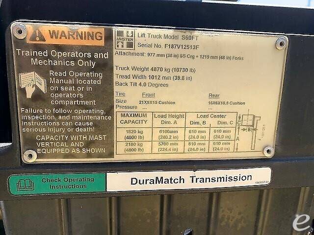 2008 Hyster S60FT LP Gas Forklift - 123Forklift