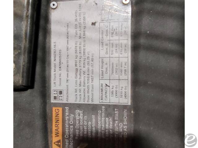 2018 Hyster N40ZR2 Electric Reach Truck - 123Forklift