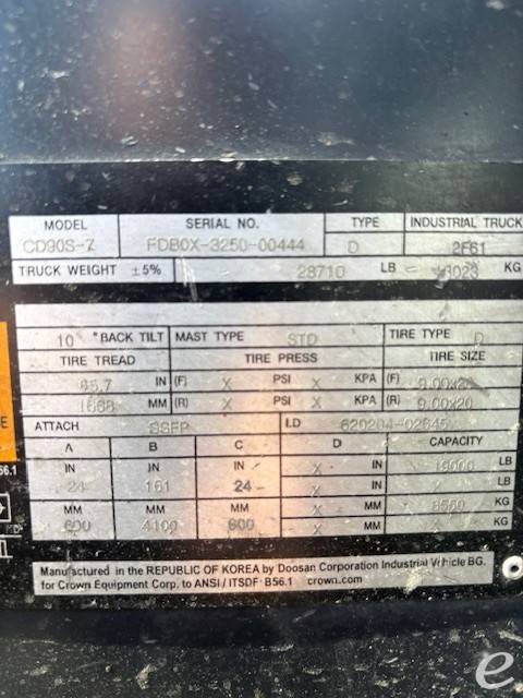 2020 Crown CD90S-7