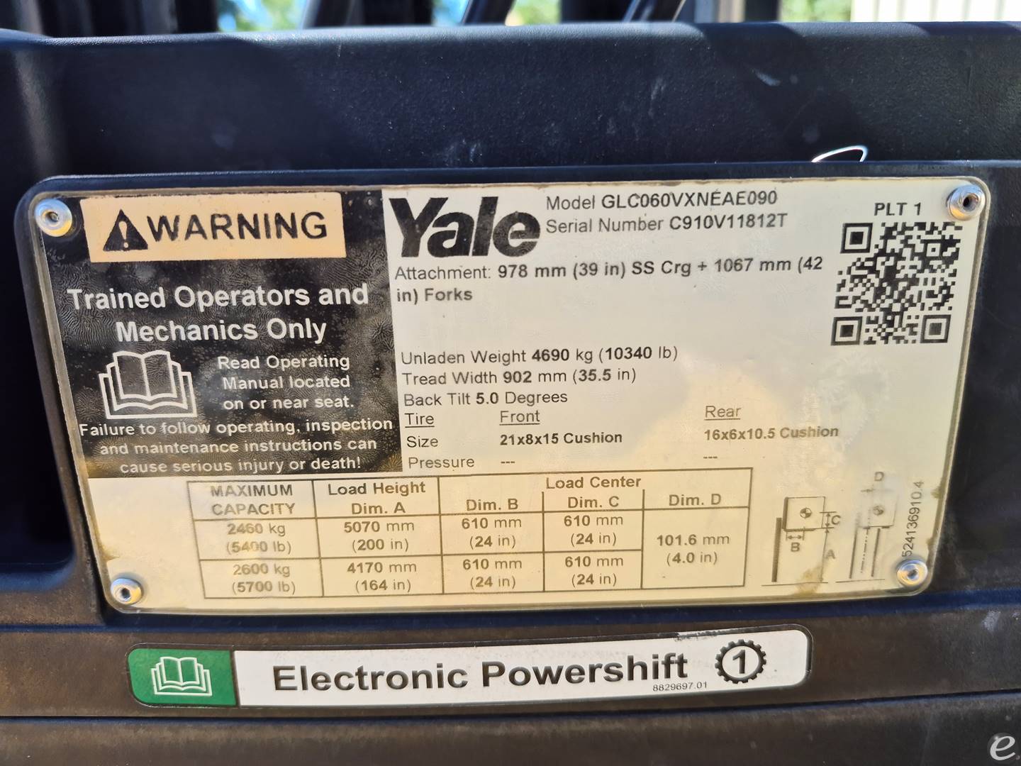 2019 Yale GLC060VX