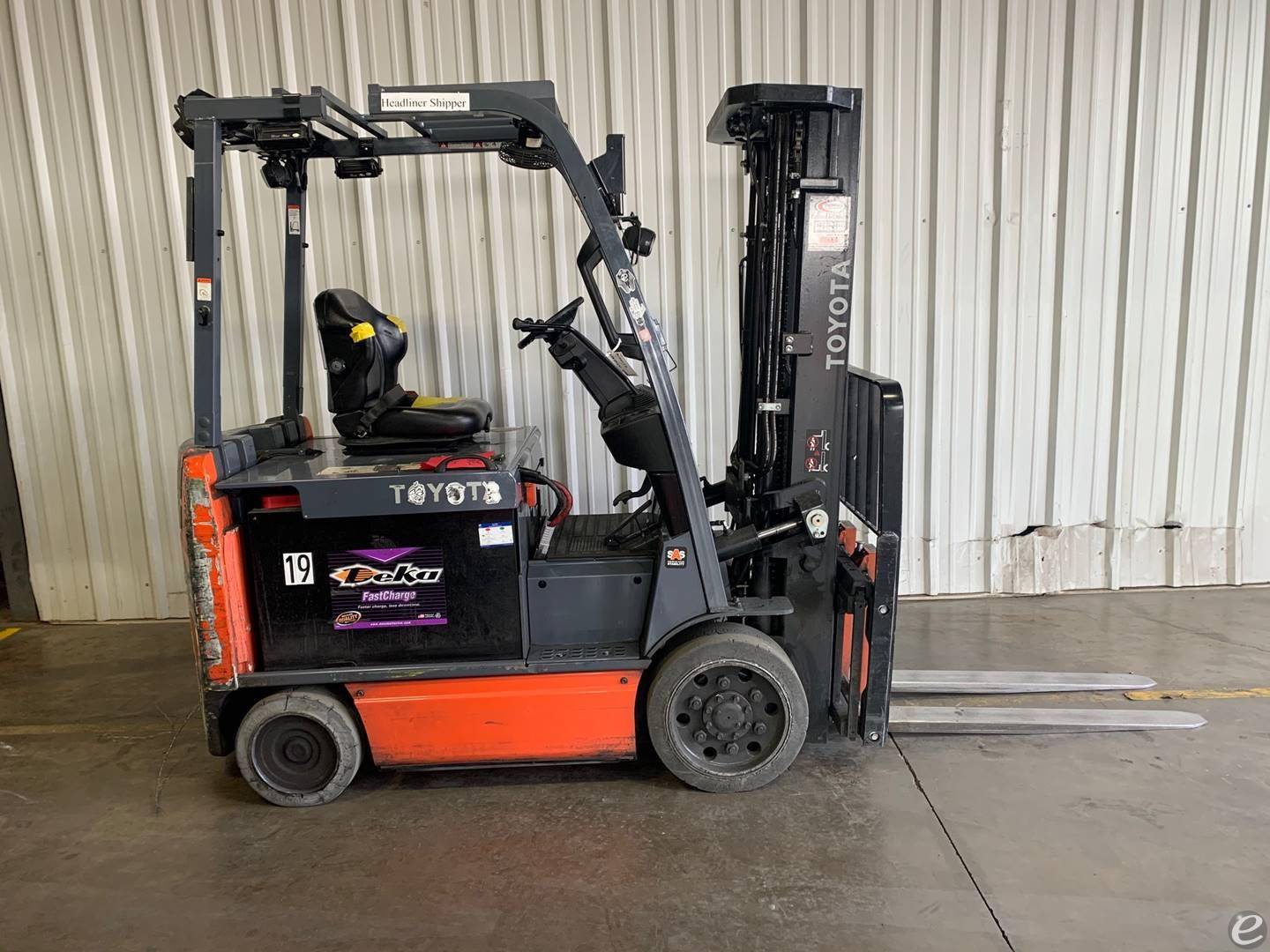 2019 Toyota 8FBCU32 Electric Forkli...