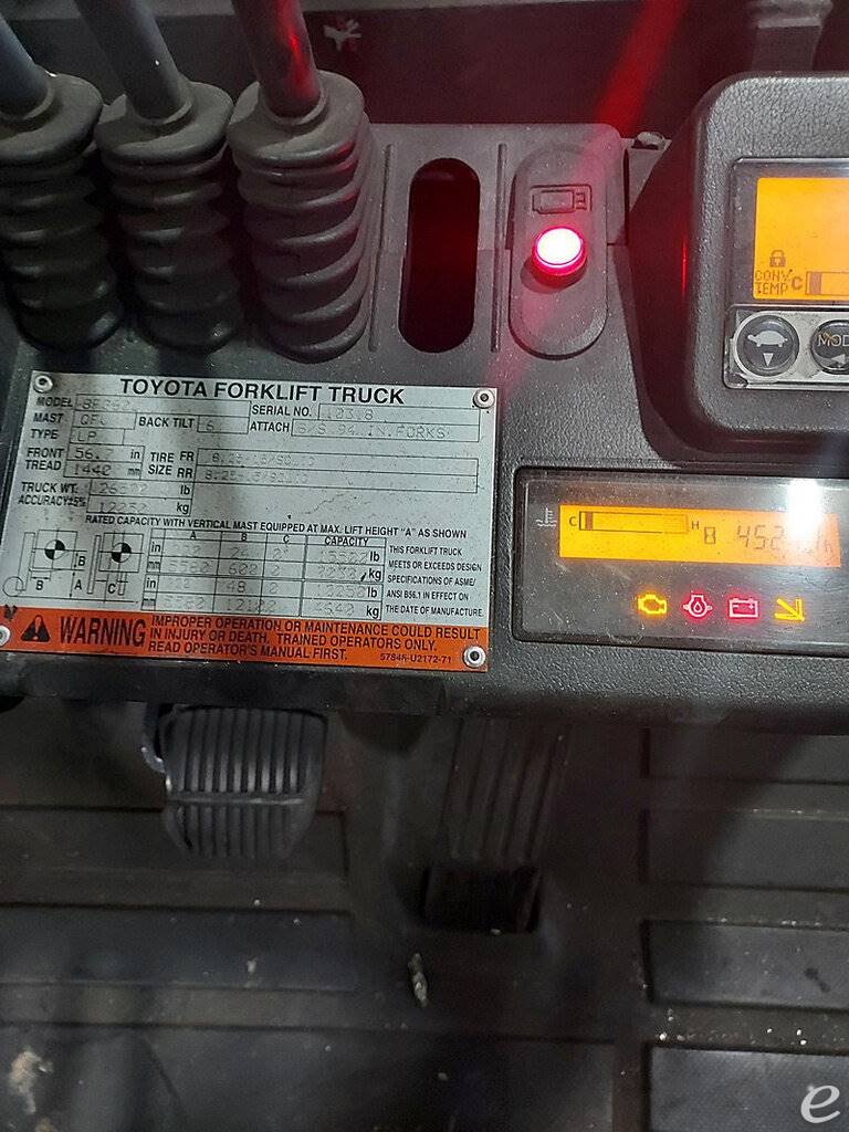 2015 Toyota 8FGU80 LP Gas Forklift - 123Forklift