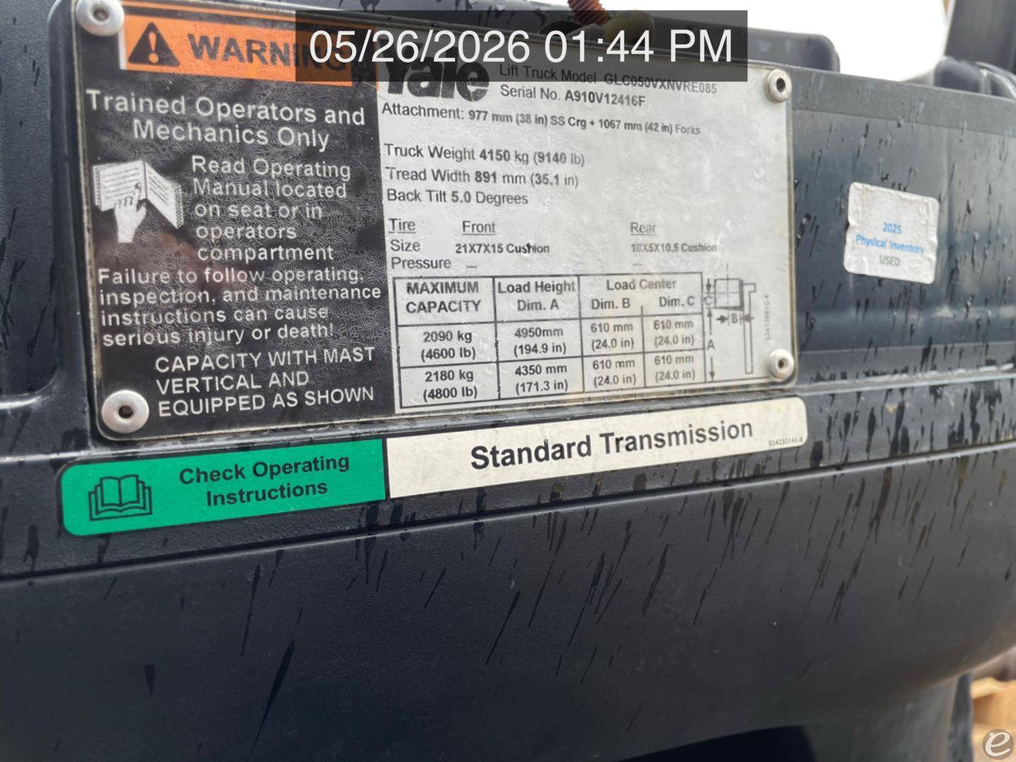 2008 Yale GC050VX