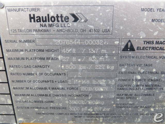 2020 Haulotte Group 4527A