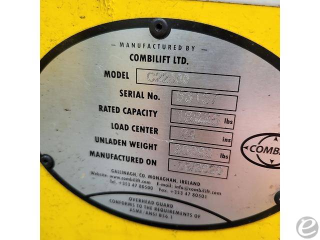 2020 Combilift C22000 Diesel Forklift - 123Forklift