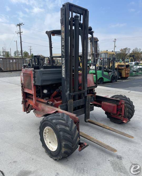 1994 Diesel Moffett M5000 Truck Mounted Forklift (Sod Loaders)