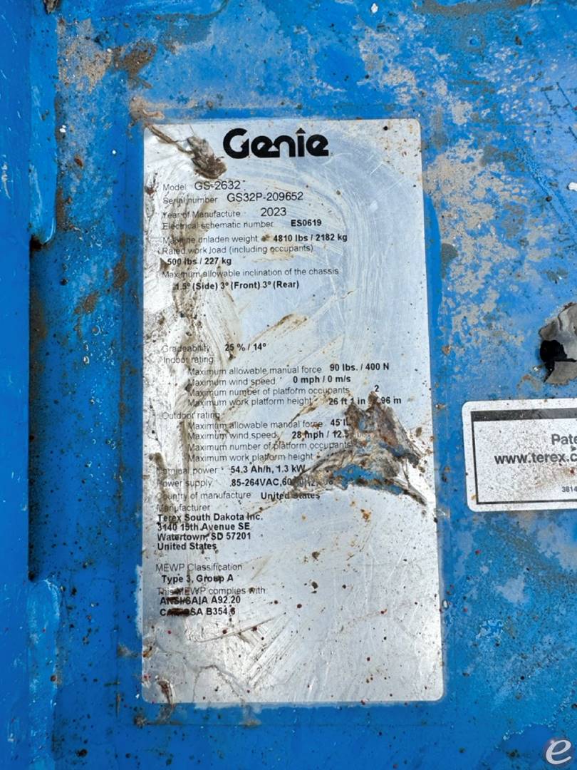2023 Genie GS2632