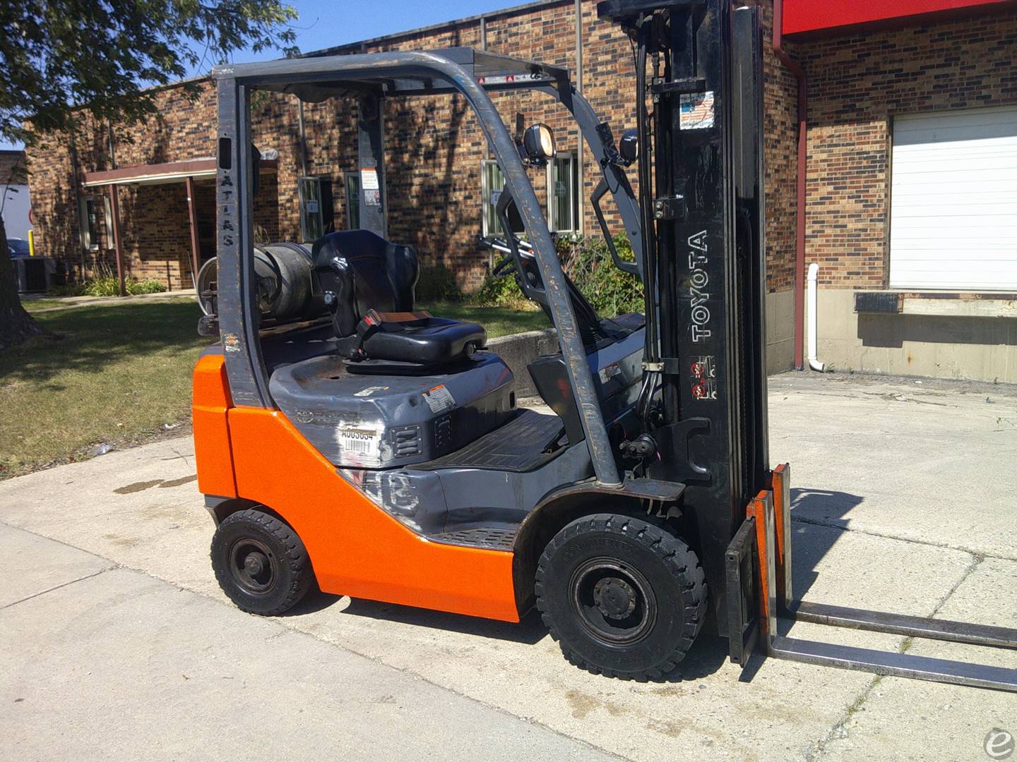2013 Toyota 8FGU15 LP Gas Forklift