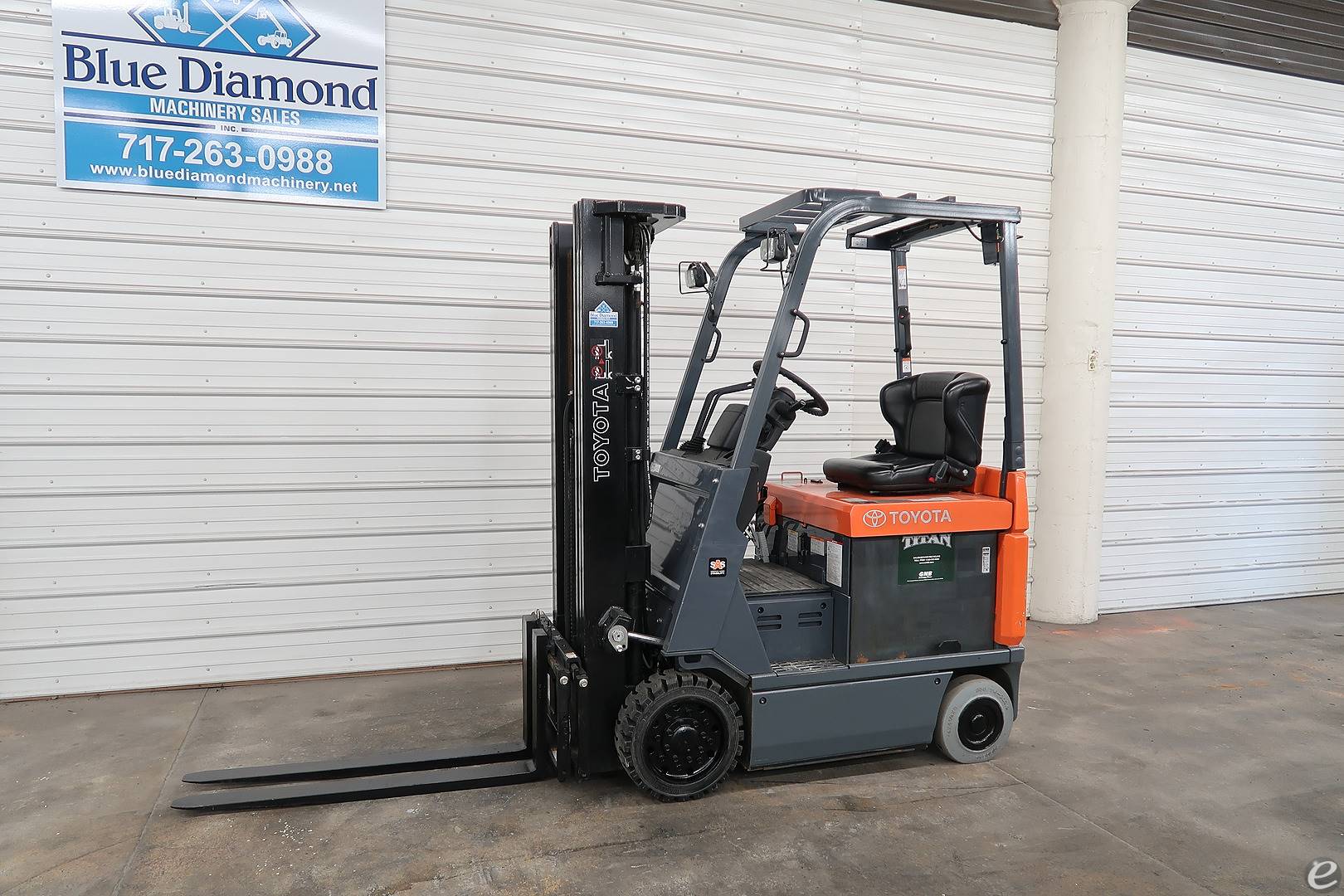 2013 Toyota 7FBCU15 Electric Forkli...