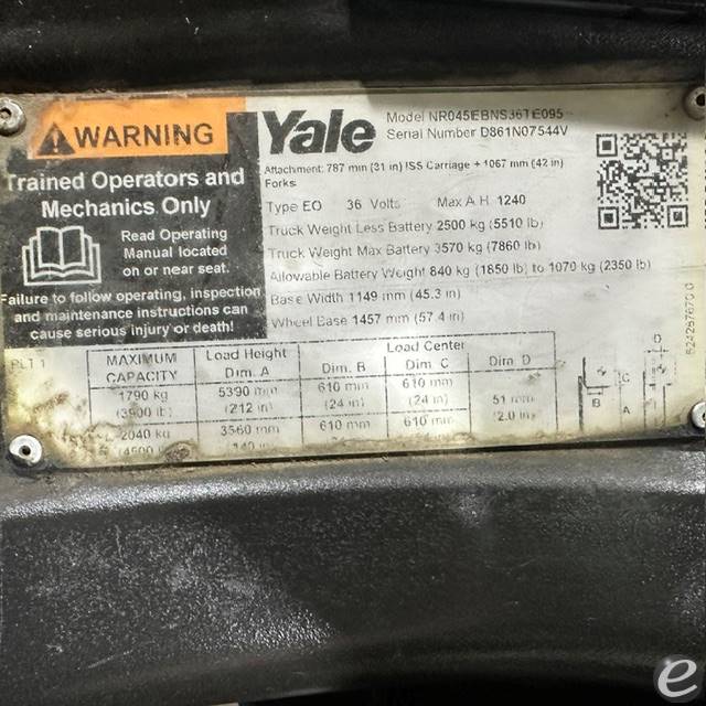 2021 Yale NR045EB