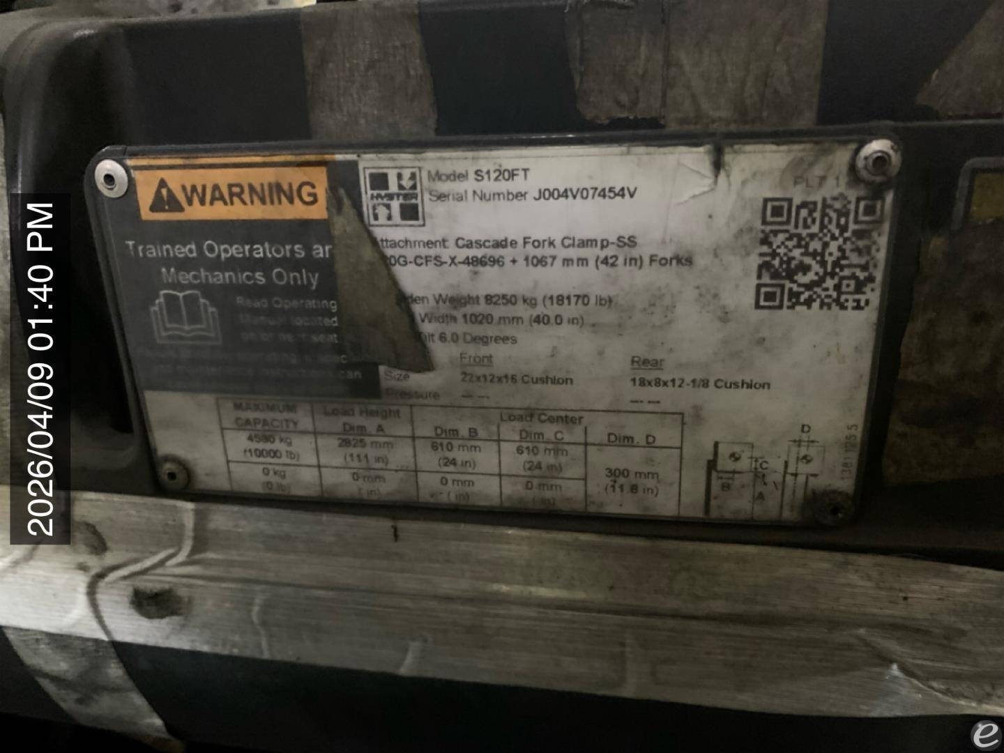 2021 Hyster S120FT