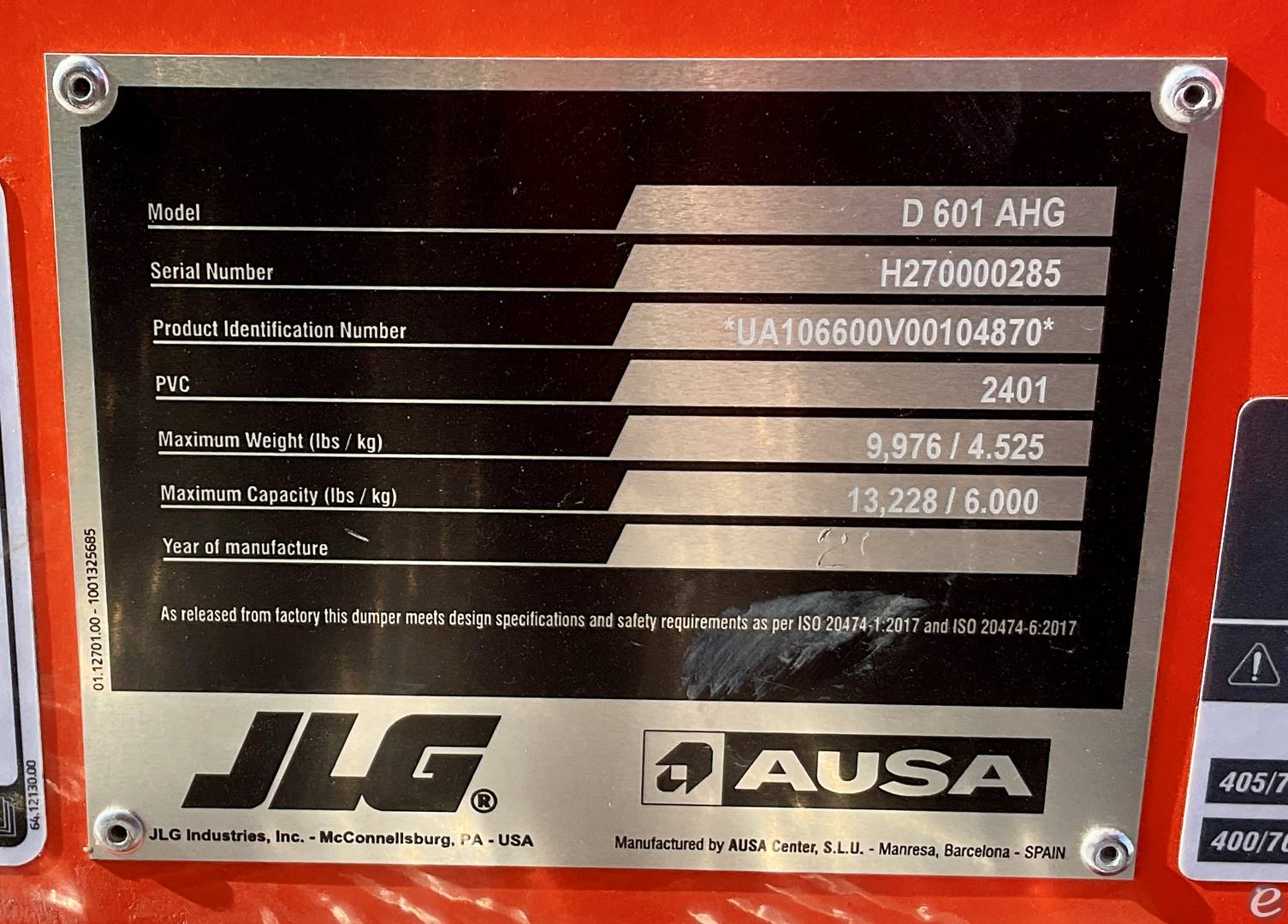 2026 JLG D601AHG