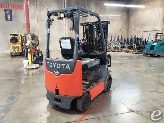 2017 Toyota 8FBCHU25 Electric Forklift - 123Forklift