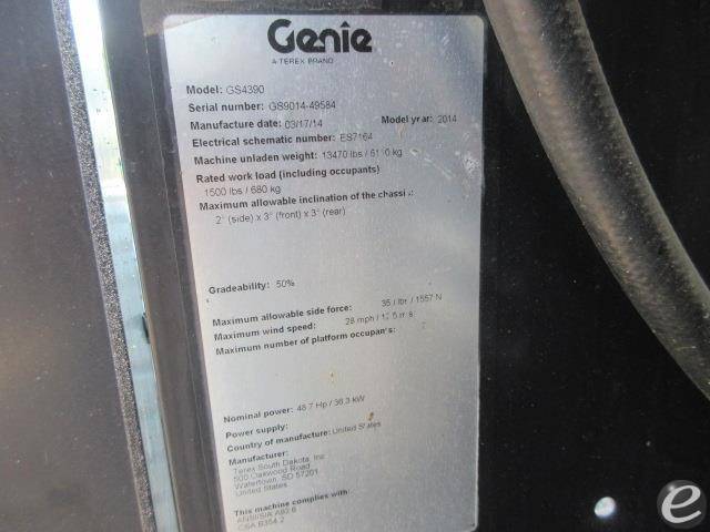 2014 Genie GS4390RT