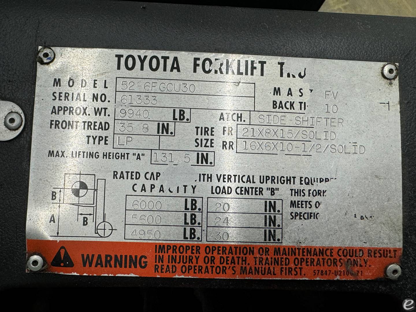 1998 Toyota 6FGCU30