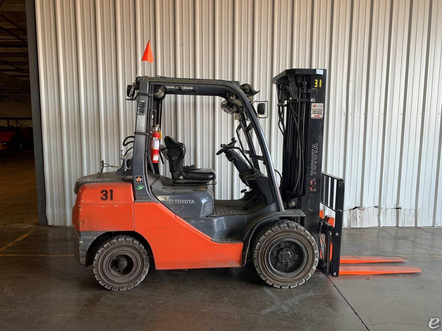 2008 Toyota 8FGU32 LP Gas Forklift