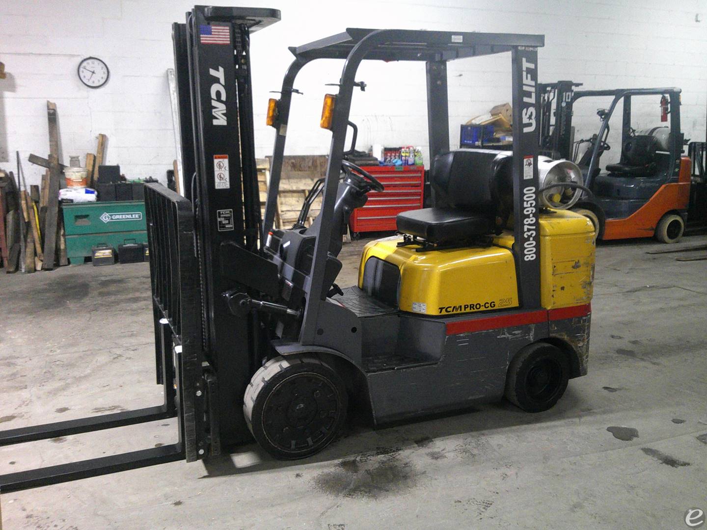 2007 TCM FCG25 4HL LP Gas Forklift