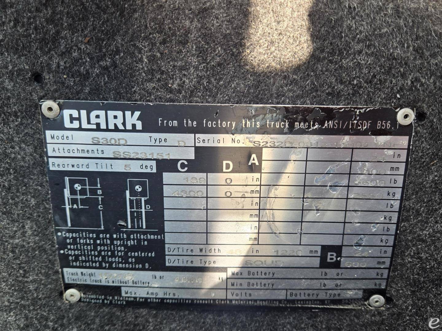 2022 Clark S30D