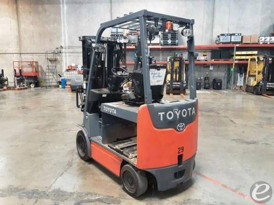 2017 Toyota 8FBCHU25 Electric Forklift - 123Forklift