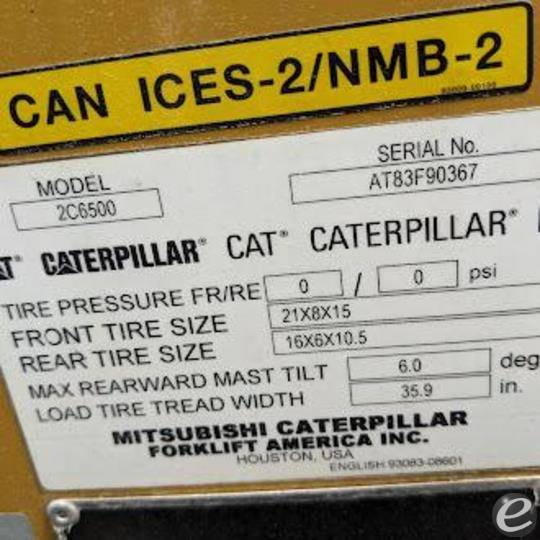 2017 Cat 2C6500