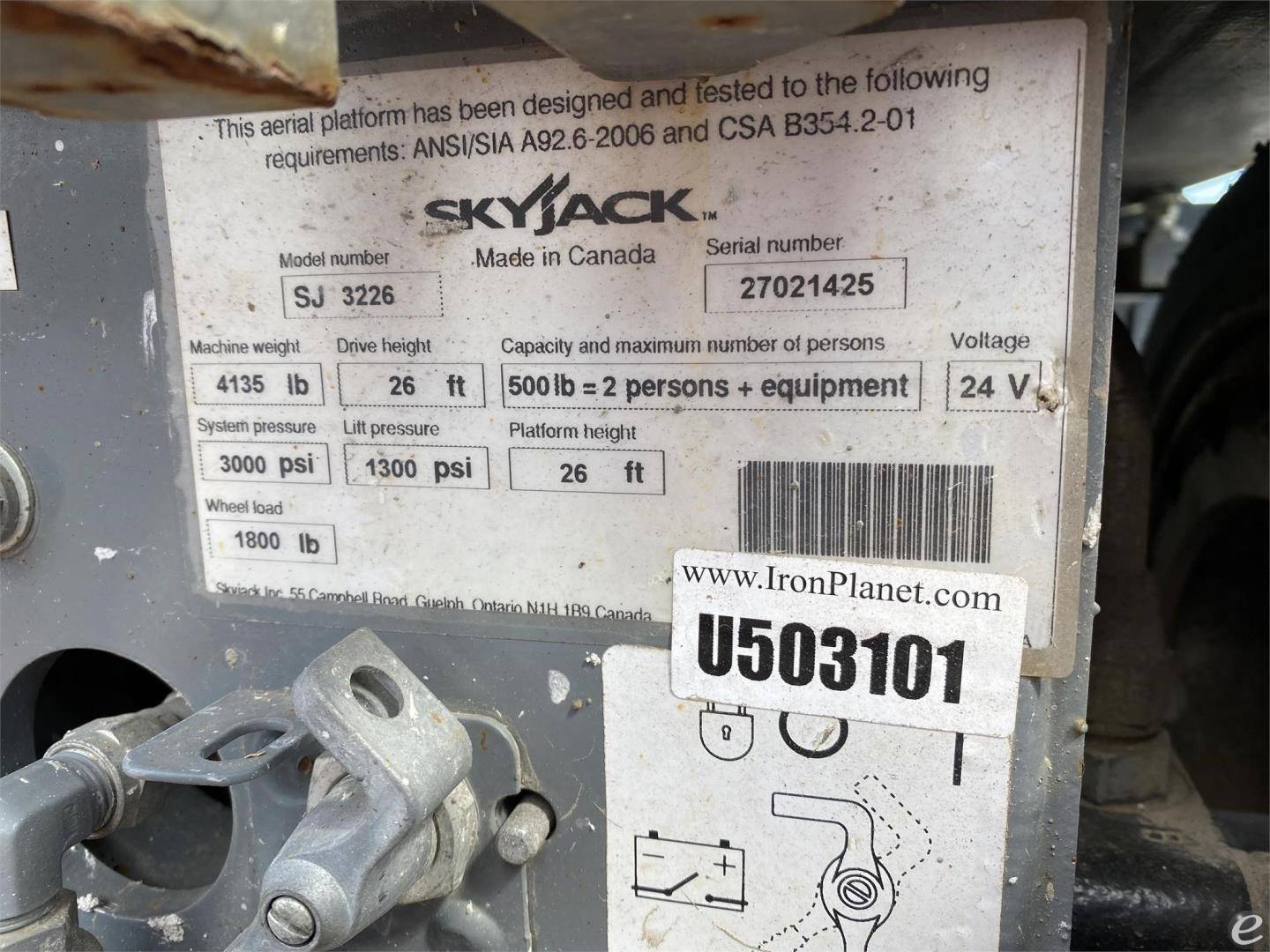 2014 Skyjack SJIII3226