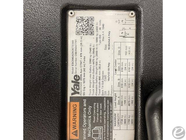 2019 Yale ESC040AD