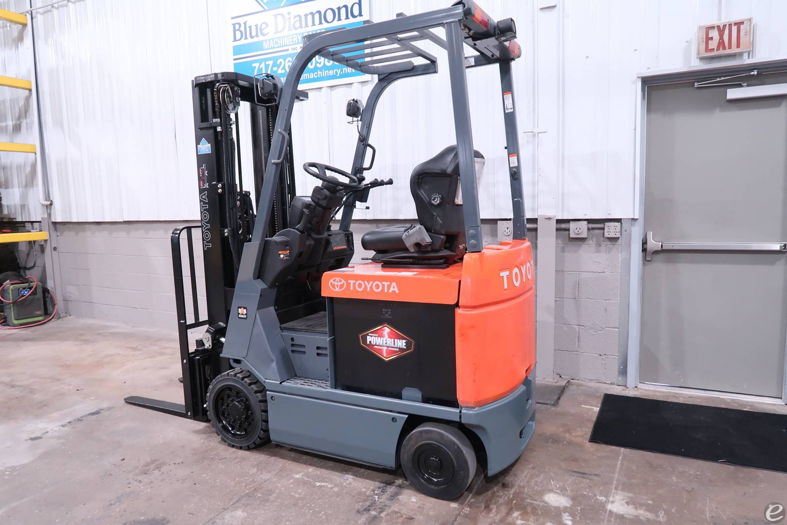 2018 Toyota 7FBCU18 Electric Forklift - 123Forklift