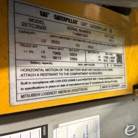 2022 Cat 2ETC3500