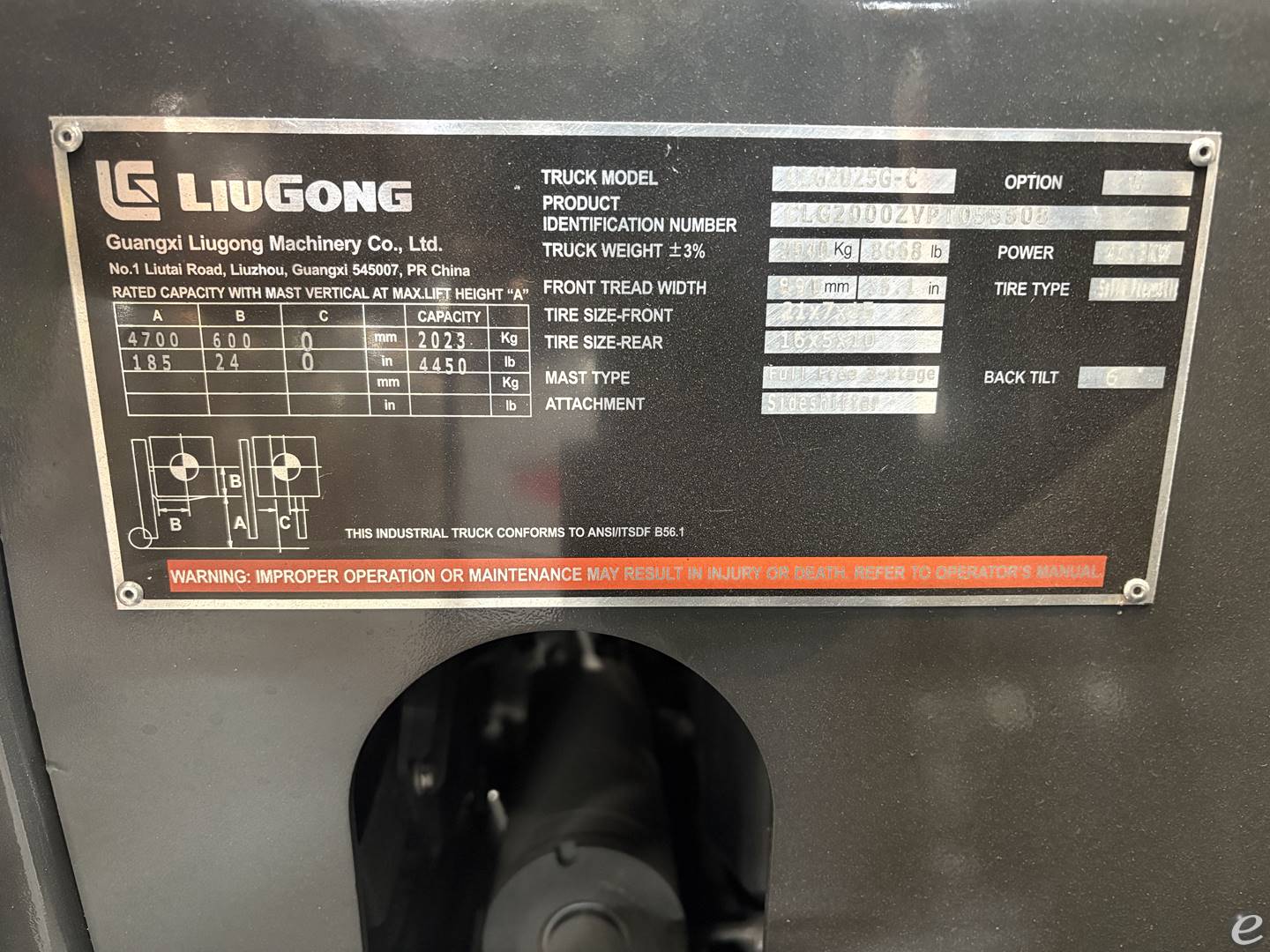 Liugong CLG2025G-C