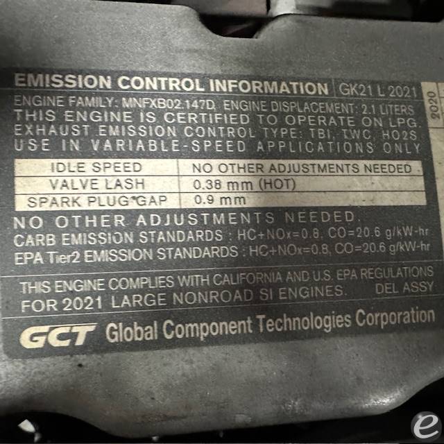 2020 Mitsubishi FGC15N