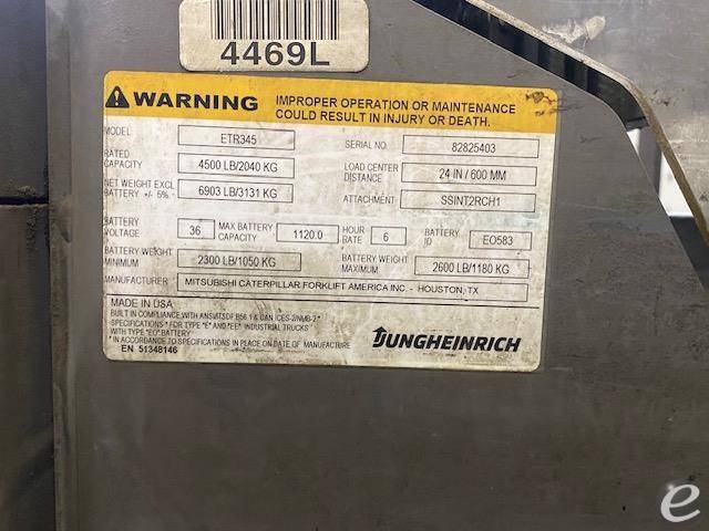 2019 Jungheinrich ETR345