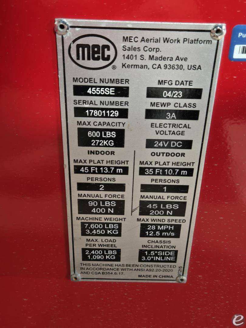 2023 MEC 4555SE