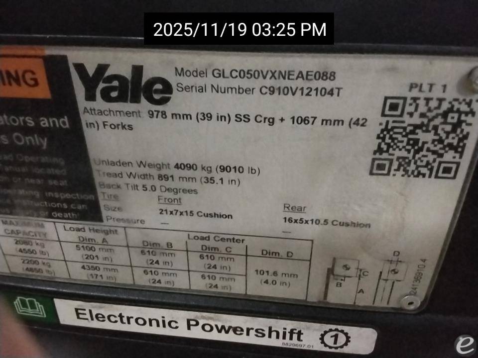2019 Yale GC050VX