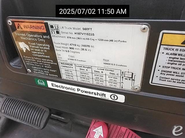 2018 Hyster S60FT