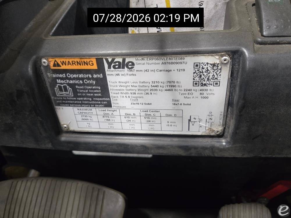 2020 Yale ERP060VL