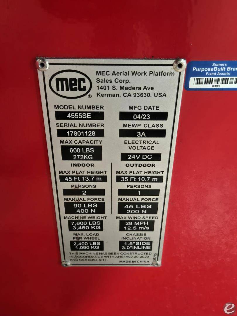 2023 MEC 4555SE