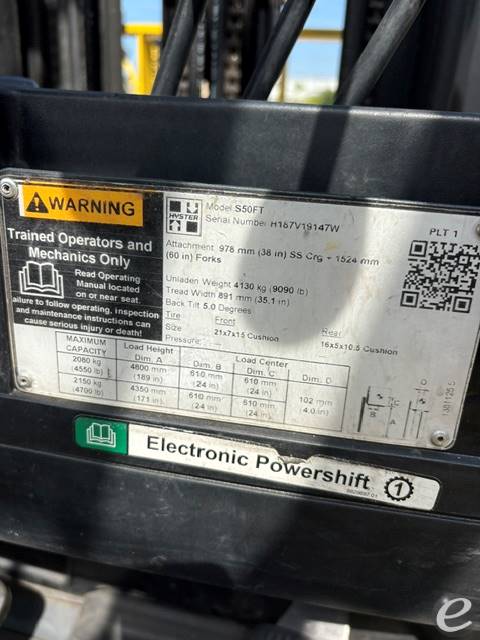2022 Hyster S50FT