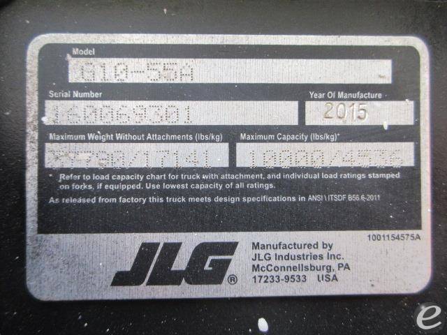 2015 JLG G10-55A