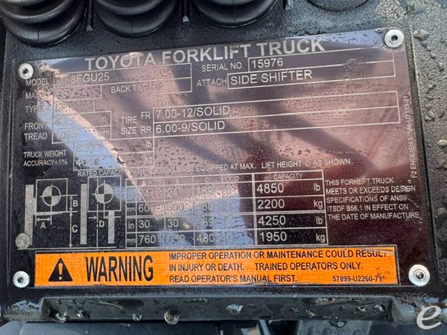2023 Toyota 50-8FGU25