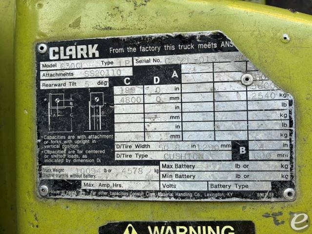 2013 Clark C30CL