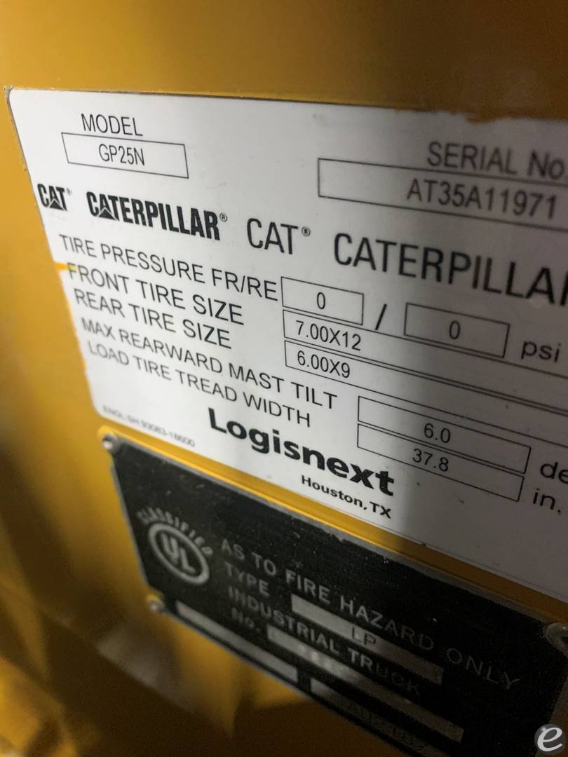 2022 Cat GP25N5