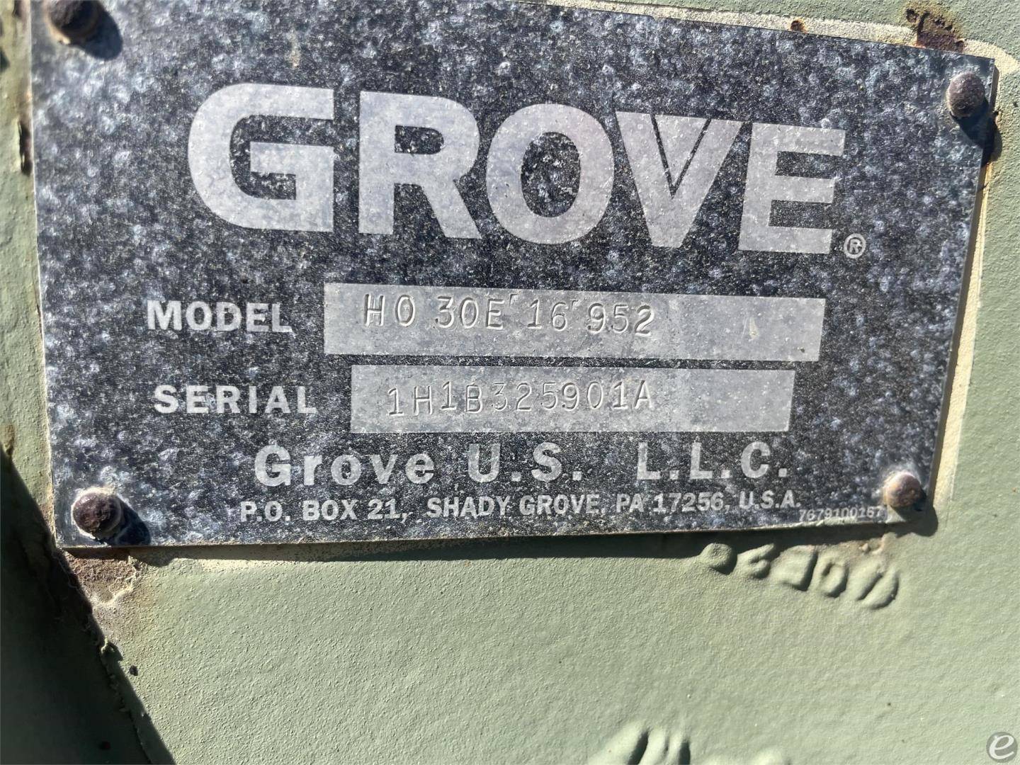 1988 Grove RT875