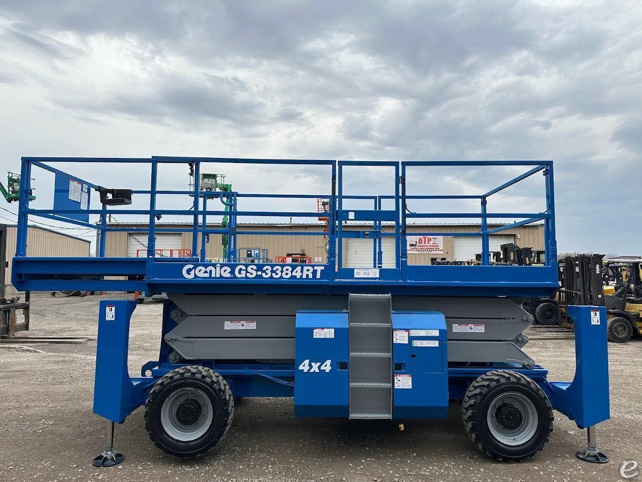 2014 Genie GS3384RT Diesel Scissor Lift - 123Forklift